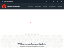 Tablet Screenshot of leopard-lengerich.de